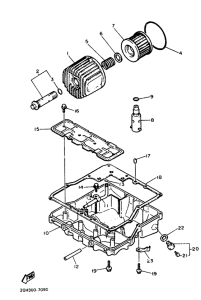 FZR1000 Масляный фильтр