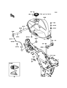 EX250 フューエルタンク