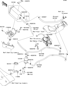 ZX600 Fuel evaporative system(1 / 2)(ca)