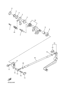 YZF-R1 Вал переключения