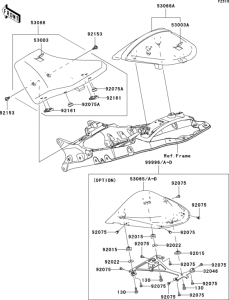 ZX1000 Сиденье
