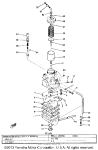YZ360A Карбюратор