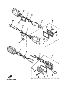 XT250T ﾌﾗｼﾔﾗｲﾄ