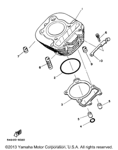 TW200J Цилиндры