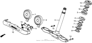 VT700C Траверса нижняя