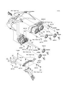 ZX1400 Phare