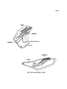 KL650 Decals(C.P.Blue)(CA,US)