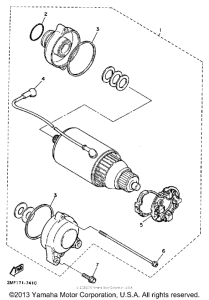 FZR1000TC Стартер