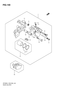 SFV650 Задний суппорт