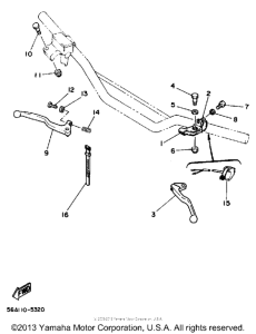 YZ490W Рулевые переключатели