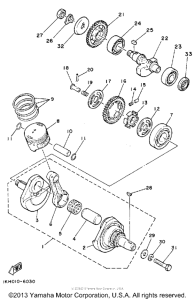 TT225T Crankshaft-piston