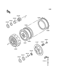 EX250 Сцепление
