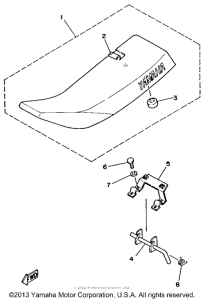 RT100F Сиденье