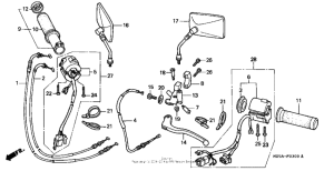 VF750C Рулевые переключатели