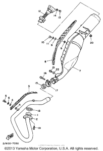 BW350T Выхлопная система