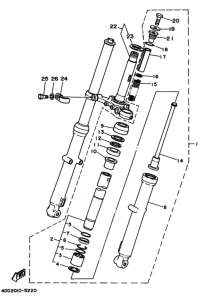 SR125L ﾌﾛﾝﾄﾌｵｰｸ 1