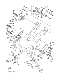 TZR50 Stand. footrest