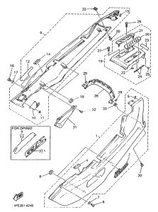 GTS1000A Боковые обтекатели