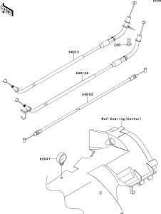 ZG1400 Тросы управления