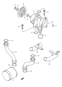 GSX1100 Маслонасос