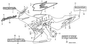 NSR50S Stripe / mark