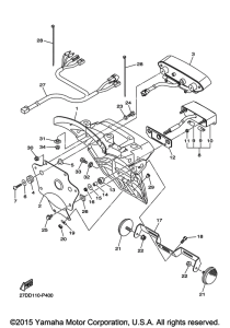 XVS1300CU Фонарь