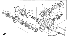 NT650 Side gear case