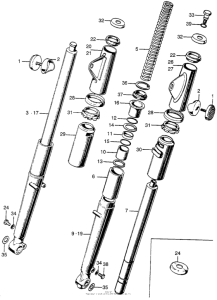 CB175 Cb175 front fork