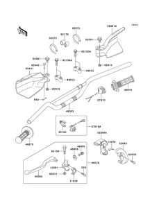 KLX300R Руль