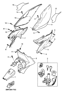 YQ50 Боковые обтекатели