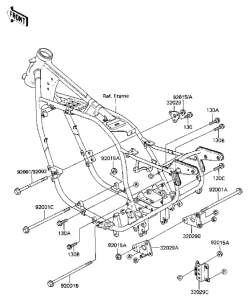 ZN1300 Рама ,крепежные детали