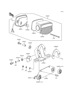 KZ1000 Taillight unit ass`y