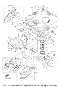 YZF-R6 Топливный бак