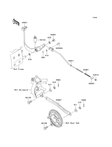  Педаль тормоза