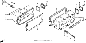 GL1500I Крышка головки цилиндров
