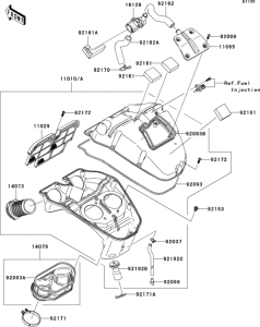 ER650 Воздушный фильтр