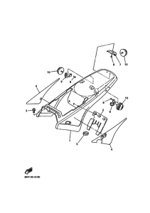PW80 PW80K Боковая крышка