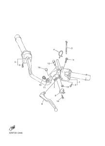 FZS600 Handle switch. lever
