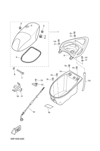 XN150 Сиденье