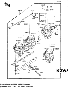 KZ1000 Carburetor assy