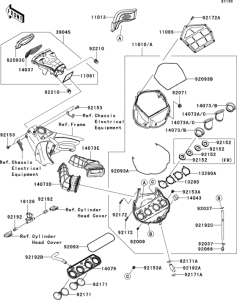 ZX1000 Air cleaner(1 / 2)
