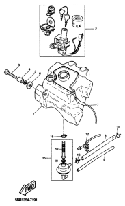 YQ50 Топливный бак