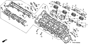 CBR900RR Головка цилиндров