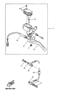 YQ50 Задний торм цилиндр