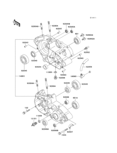  Картер двигателя