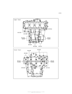 ZG1400 Болты крепления картера