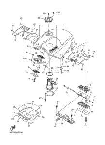 FJR1300 Топливный бак