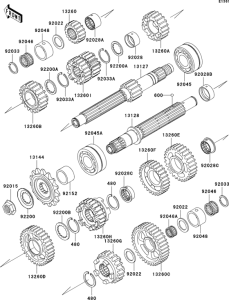 ZX1200 Трансмиссия