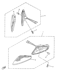 CY50R Поворотники