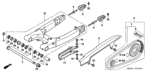 VTR1000F Маятник
